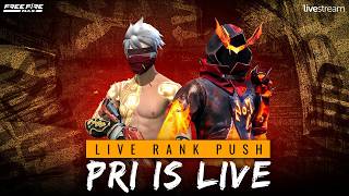 🔥 NEW BR RANK SEASON LIVE 🔴 ROAD TO TOP 1 🏆 HIGH KILL RANK PUSH | Free Fire MAX
