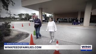 March to a Million Meals begins at WINK News, helping food-insecure families