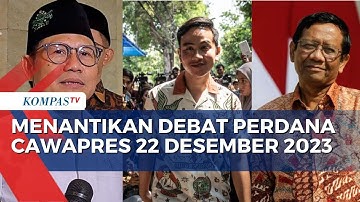 Tanggapan Cak Imin, Gibran, dan Mahfud MD Jelang Debat Cawapres