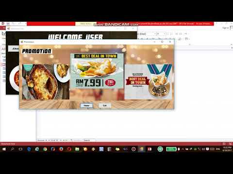 DFP4013 VISUAL PROGRAMMING ORDERING SYSTEM FOR ZAZA FISH MANIA