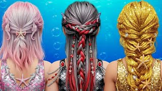 不気味 vs キュートな人魚のメイクオーバー 