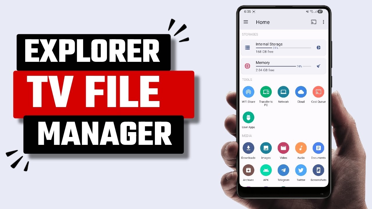 Best Explorer TV File Manager App for Android - YouTube