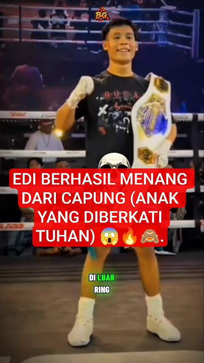 Edi wins against a dragonfly (a child blessed by God) 😱🔥🙈. #fight #boxing #bangghalyh