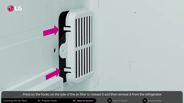 [LG Refrigerators] How To Clean The Air Filter On Your LG Refrigerator