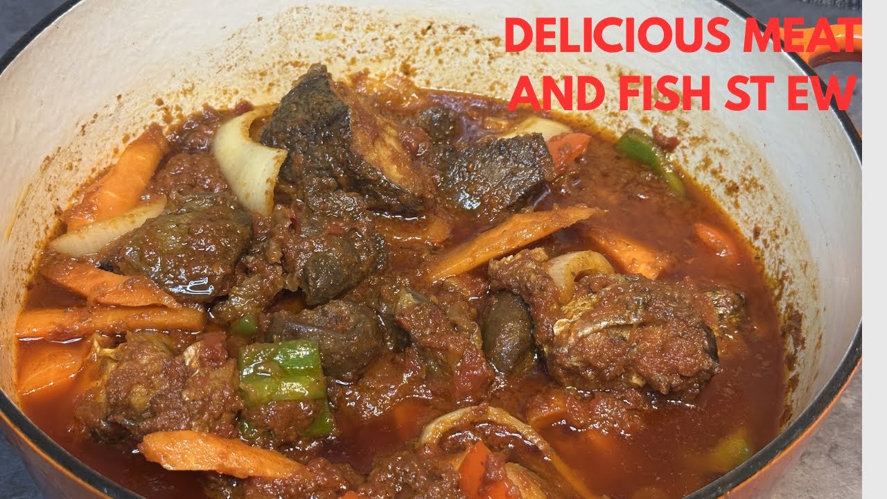 How To Make Rich Assorted Meat & Fish Stew | Simple Stew Recipe