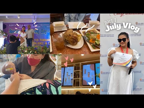 july vlog pt . 1 🌸 recognition day & staycation 🎓🌥 + getting my nails done 💅💗 by LJ Salmingo