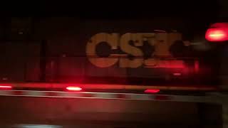 3167 CSX I032 Intermodal train with mid train DPU Alright fast speed