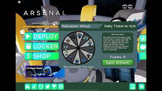 How I almost got the Hollow Hunter in Roblox Arsenal…