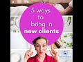 Beauty entrepreneur - Going Solo top 5 tips! Grow your clients quickly! Grow your beauty business.