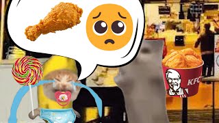 BANANA CAT 🍌🐱 BABY BAD LUCK 😿 VIDEOS 53 ( 2 MINUTES ) Resimi