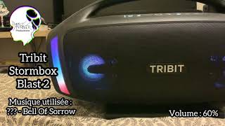 Tribit Stormbox Blast 2 : Sound Test (Custom EQ) @ThibautMahringer