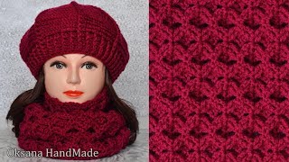 Теплый снуд крючком. Мастер класс и схема. Warm Snood crochet Теплый снуд крючком. Мастер класс и схема. Warm Snood crochet