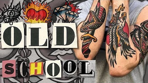 ¿Cómo es un tatuaje tradicional americano?