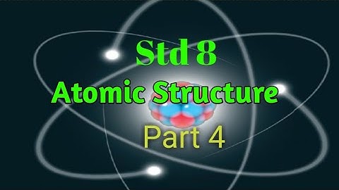 Std 8 / Std 8/ Science/ Unit 12/Atomic Structure / Part 4 ‎@Teacher