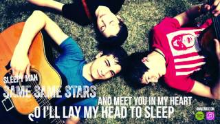 Same Same Stars Lyric Video   Sleepy Man   Mizzone Bros