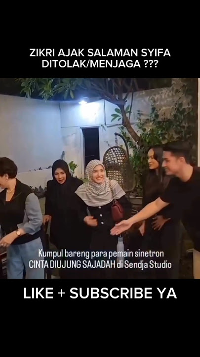 Zikri ajak salaman di tolak/menjaga⁉️ #cutsyifa #zikridaulay