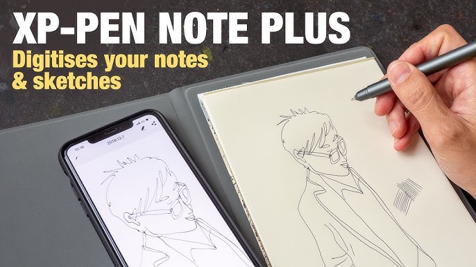 Smart Notepad XPPen Note Plus Bloc-Notes Intelligent Cahier Digital A5 -  Compatible avec Tablette et Smartphone iOS et Android - Tablette Graphique  - Achat & prix