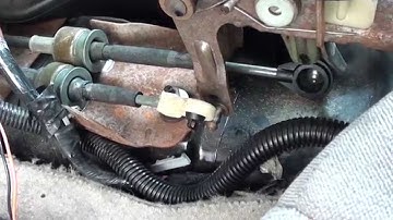 Saturn S-Series Manual Transmission Shifter Cable Replacement