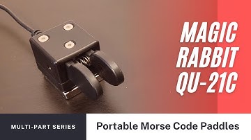 Magic Rabbit QU 21C Dual Paddle Morse Code Key