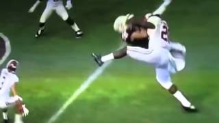 Alabama's Sunseri gets a Pick 6 against A&M's Manziel after pass interference