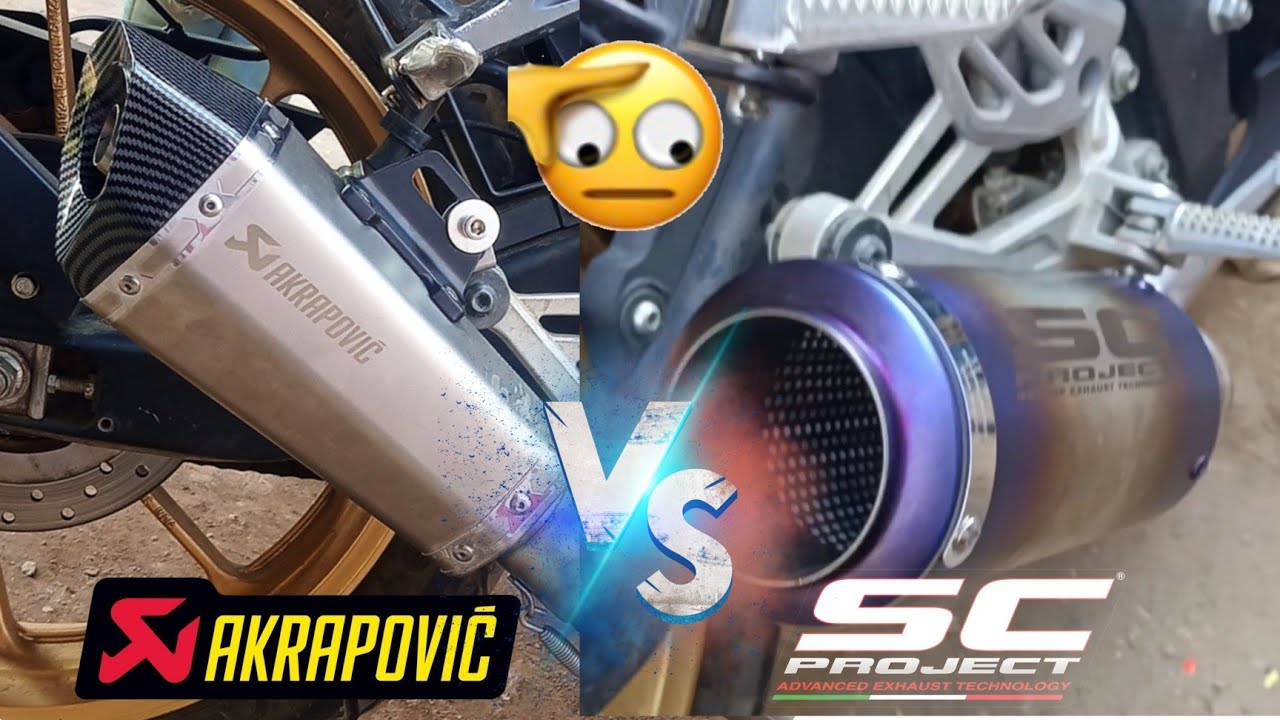 Acrapovik exhaust vs SC Project 🤯🥵|| installation in R15 M. 