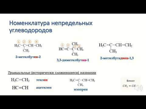 Общая характеристика непредельных углеводородов