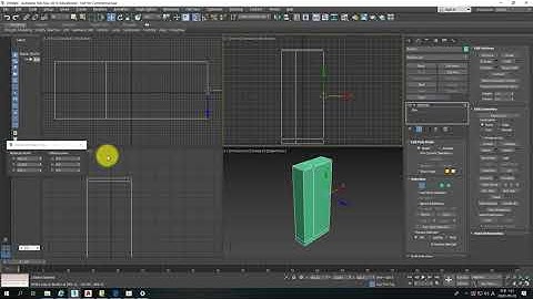 3DS MAX_HOW TO MAKE SIMPLE BOOK SHELF