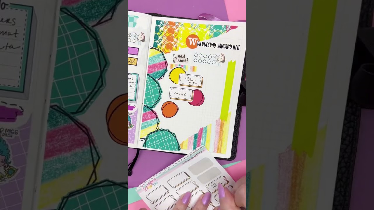 Daily Planning w/ stickers from 