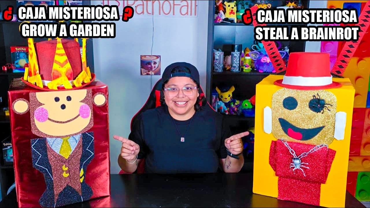 ABRIMOS LAS CAJAS SECRETAS Y MISTERIOSAS de SAMMY (Steal a Brainrot) VS YANDEL (Grow a Garden) 📦 ❓️