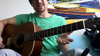on my knees - open d7 tuning
