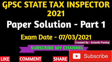 STI paper solution 07/03/2021 part - 1