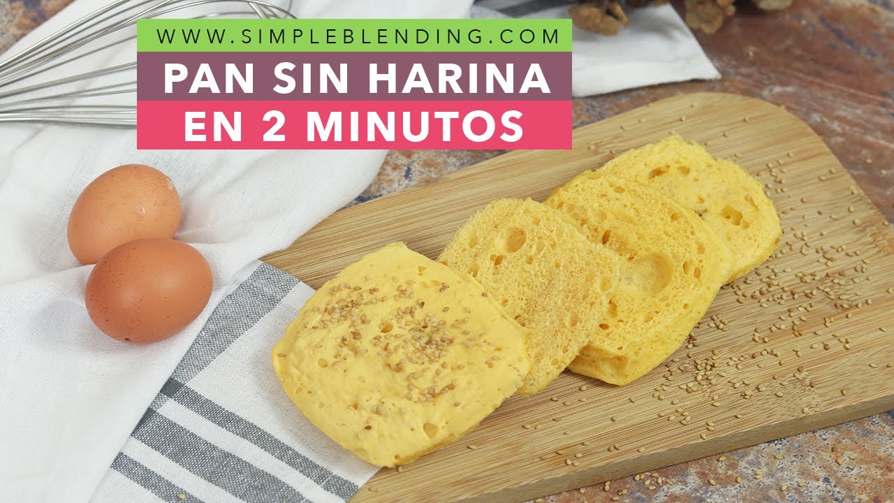 PAN DE LECHE SIN HARINA EN EL MICROONDAS EN 2 MINUTOS | Pan proteico muy fácil  super rápido