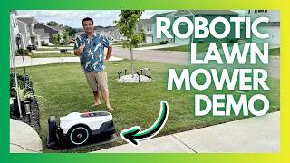 Can This Smart Robot Mower Really Cut the Lawn by Itself? See this Robot Lawn Mower Demo