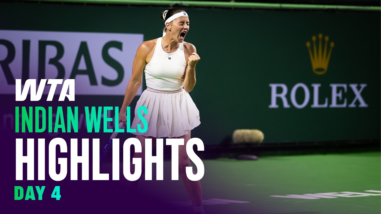 Day 4 in Indian Wells featuring Kostyuk, Rybakina, Swiatek and more | WTA Match Highlights
