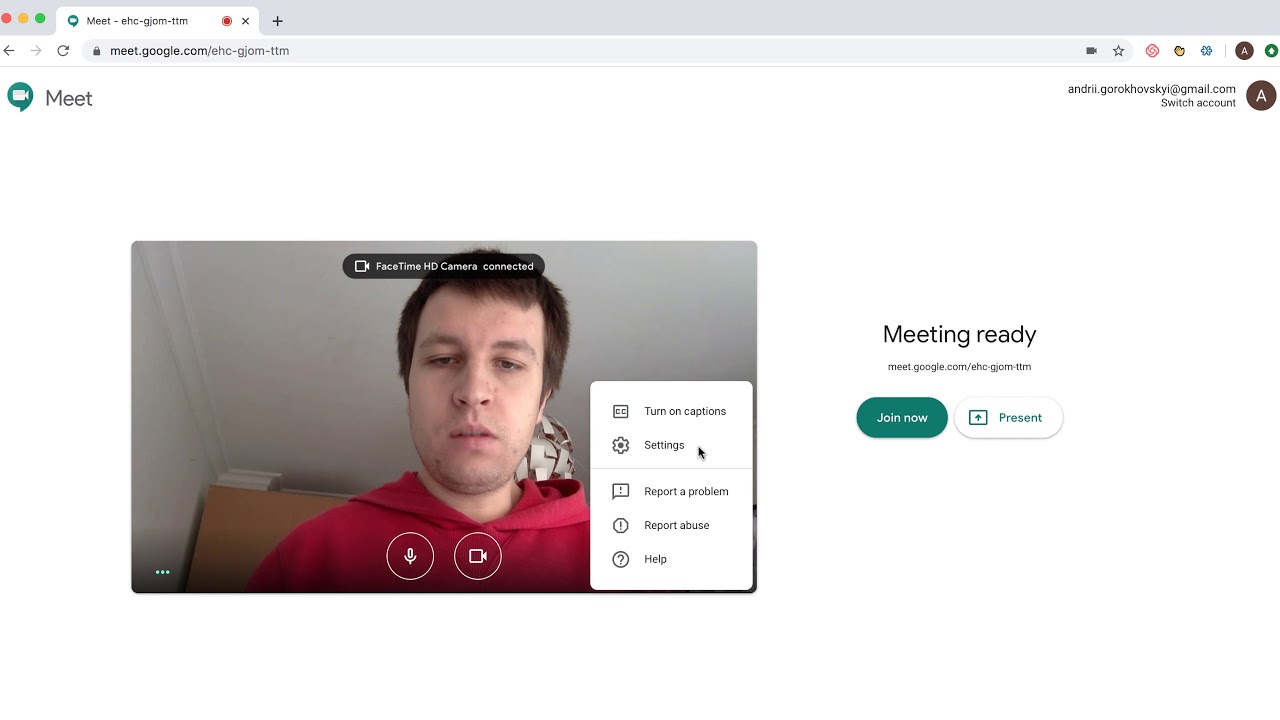 How to TEST SOUND and VIDEO in GOOGLE MEET? YouTube