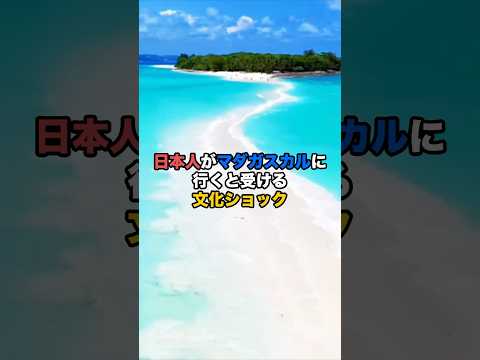 日本人がマダガスカルに行くと受ける文化ショック Shorts 雑学 旅行