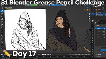 31 Days of Blender Grease Pencil Challenges - Day 17: Trace Image to Grease Pencil