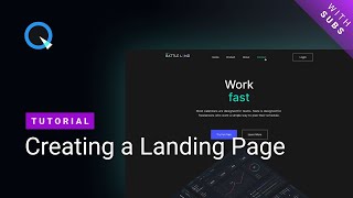 How to Create a Landing Page from a Figma Mockup via Quarkly [eng/rus subs]