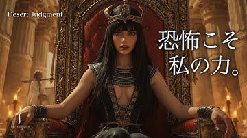 【AIアニメーション】恐怖を美に変える女王｜Desert Judgment