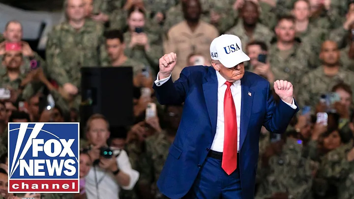 WATCH: Troops cheer as Trump announces military pay raise