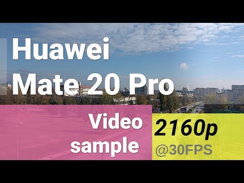 Huawei Mate 20 Pro 2160p wide-angle video