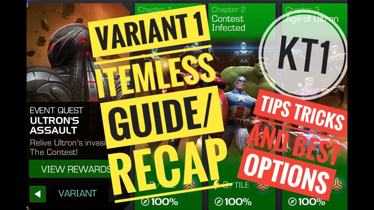 Variant 1 Guide! Itemless Exploration Recap And Advise!