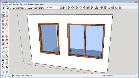 Sketchup How To Make Windows