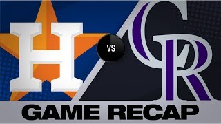 Gurriel's 2-HR game lifts Astros to wild win | Astros-Rockies Game Highlights 7/2/19