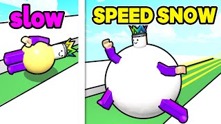 Roblox I Used Cash To Upgrade my SNOW Speed