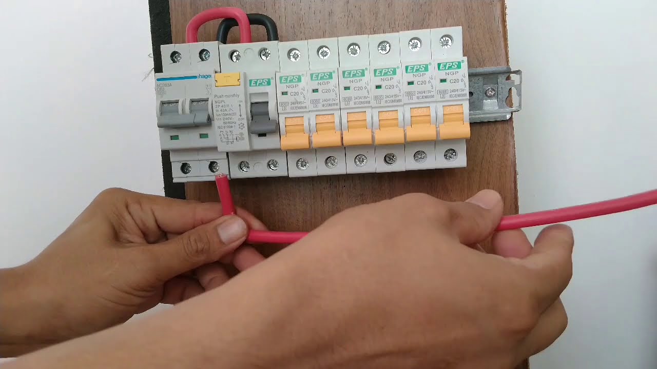 Single Phase electrical wiring Diagram - YouTube