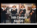 16th CENTURY KAZOO?? CRUMHORNS plays Renaissance Italian Al Milanese Castell´Arquato Manuscript