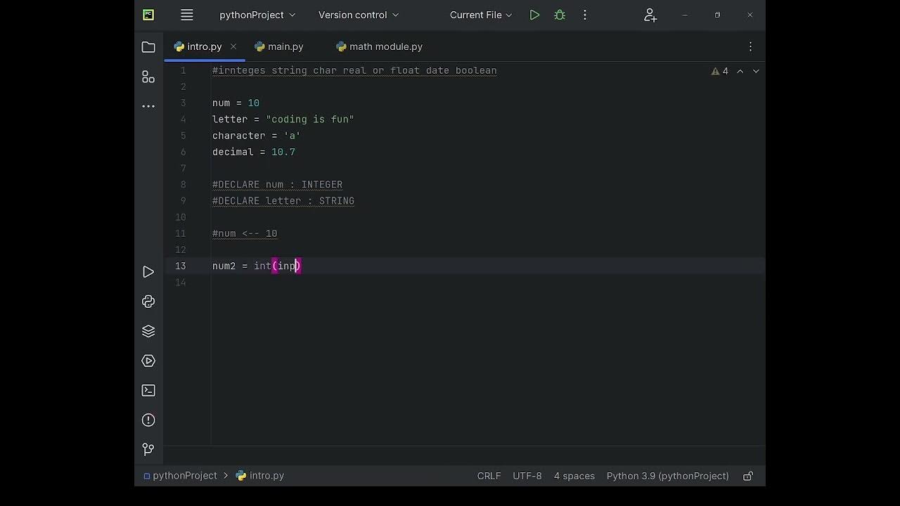 Input and Output (python tutorial #2) - YouTube