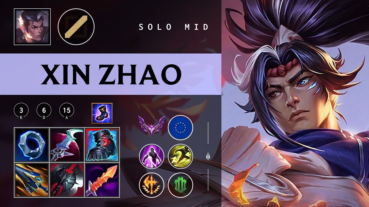 Xin Zhao Mid vs Ahri - EUW Master Patch 26.04