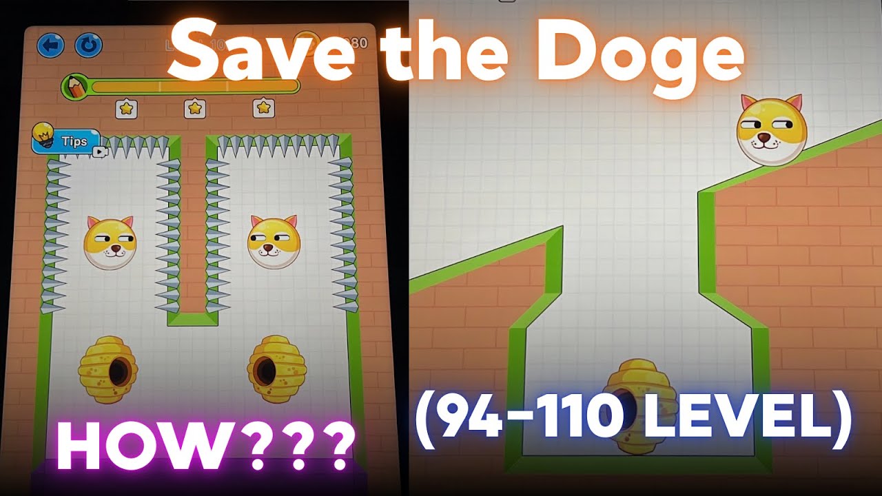 😍Save the Doge (94-110 level)  relaxing gameplay #gameplaywalkthrough #savethedoge #androidgames 